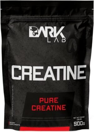 Creatina Pura Dark Lab 500g, Monohidratada 100% de Pureza, Sem Sabor
