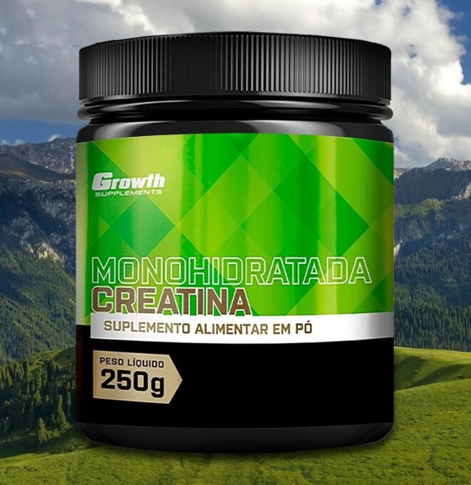 Suplemento em pó Growth Supplements Creatina Pura em pote de 250g 3 Suplemento em pó Growth Supplements Creatina Pura em pote de 250g - Imagem 3