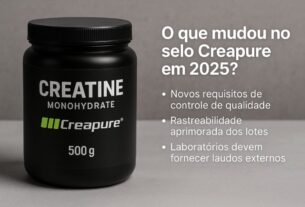 Novo selo da Creatina Creapure 2025: saiba o que muda.