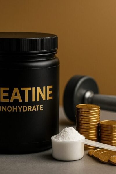 Por que pensar em custo-benefício antes de comprar creatina?